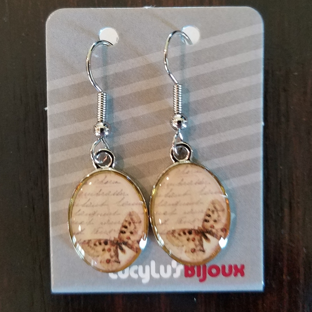 Butterfly handcrafted earrings